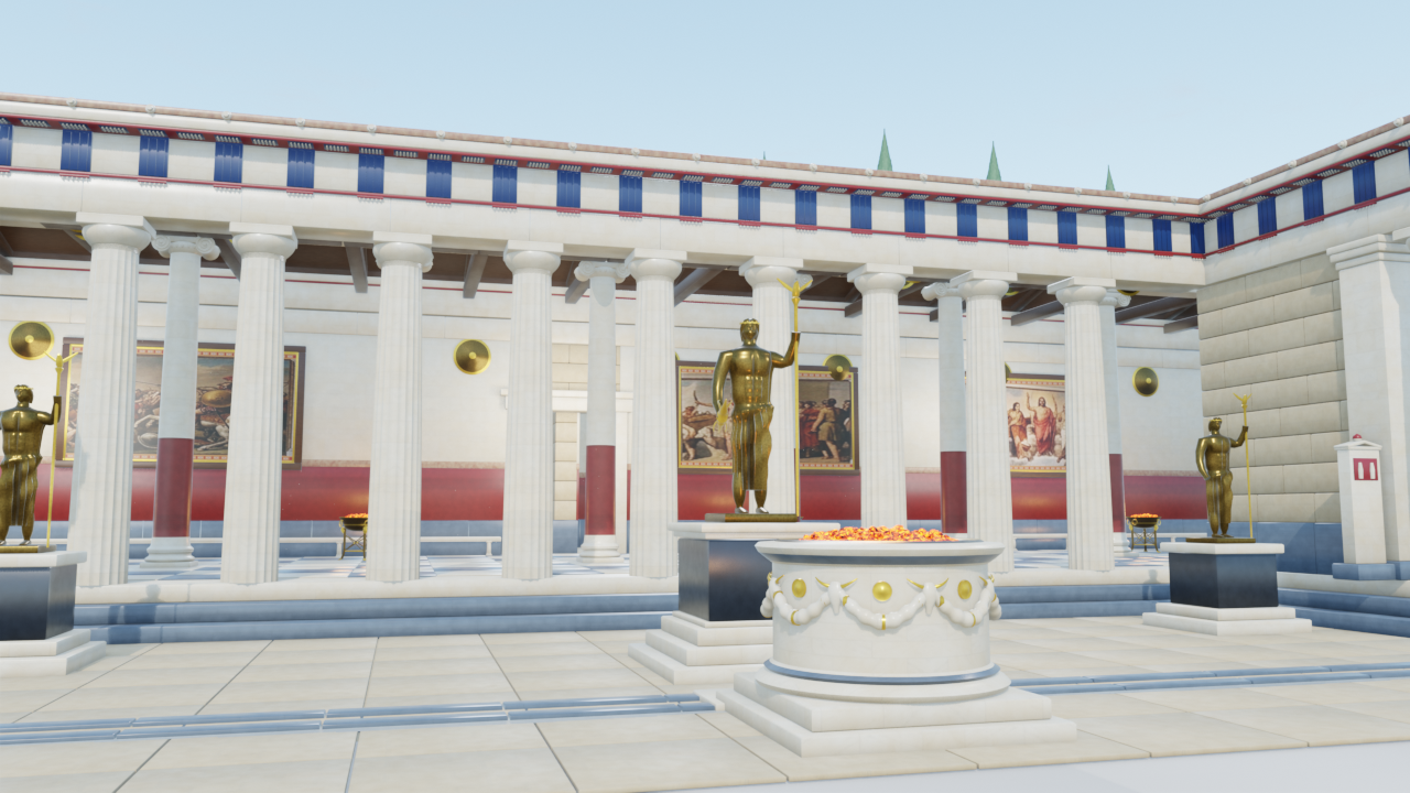 Loop #115 — Eye-Level East Forecourt & Zeus Statue